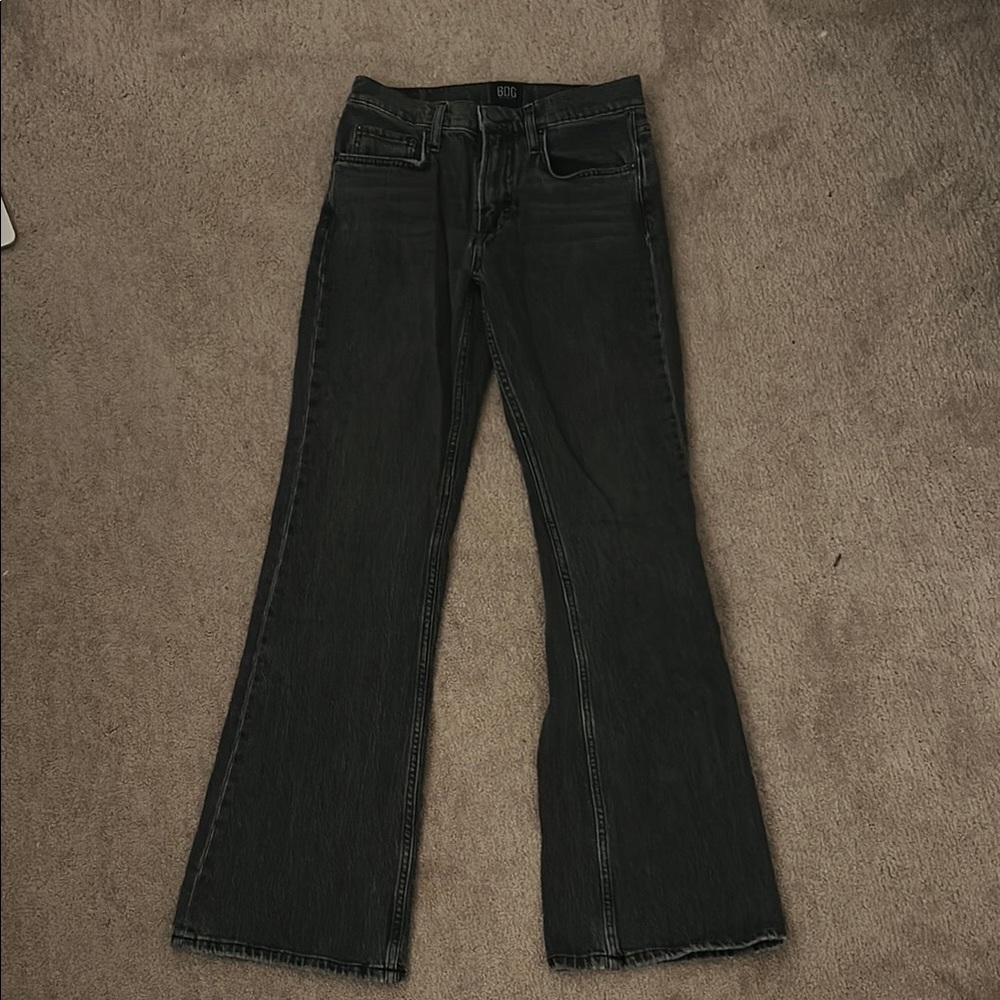 Women's Black Flared Jeans
